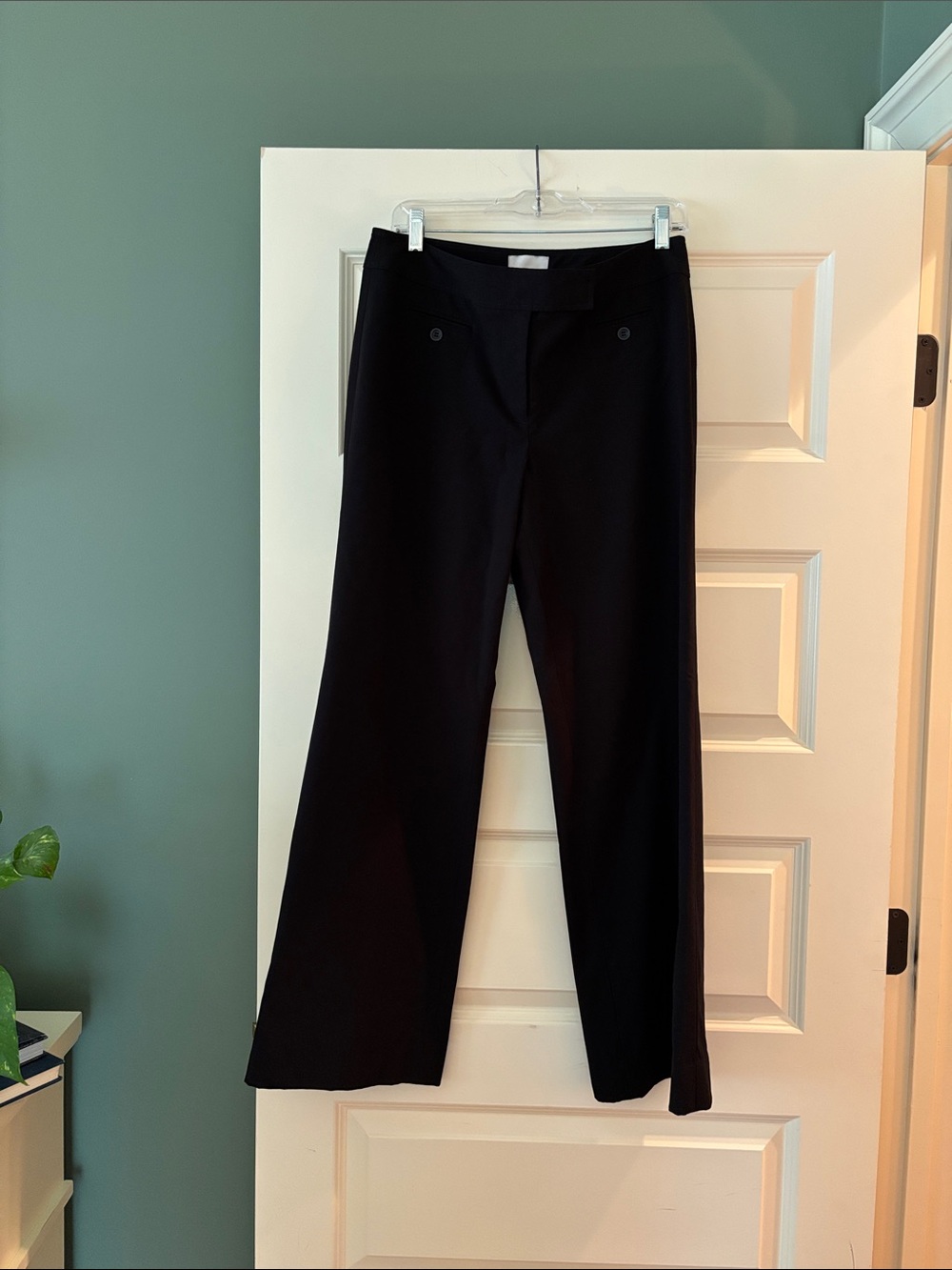Loft- Classic Black Wide-Leg Dress Pants - size 6
